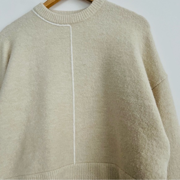 Zara Knit Sweater With Piping - Picture 10 of 14